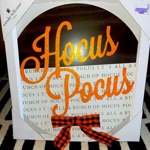Hocus pocus Halloween sign